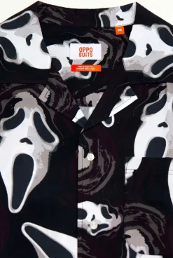 Heren OppoSuits Halloween Overhemden|Zomer Overhemden|GhostFace®
