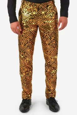 Heren OppoSuits Halloweenpakken|Vrijgezellenfeest Pakken|Golden Geo Star