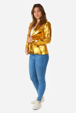 DAMES OppoSuits Kerstblazers|Groovy Gold