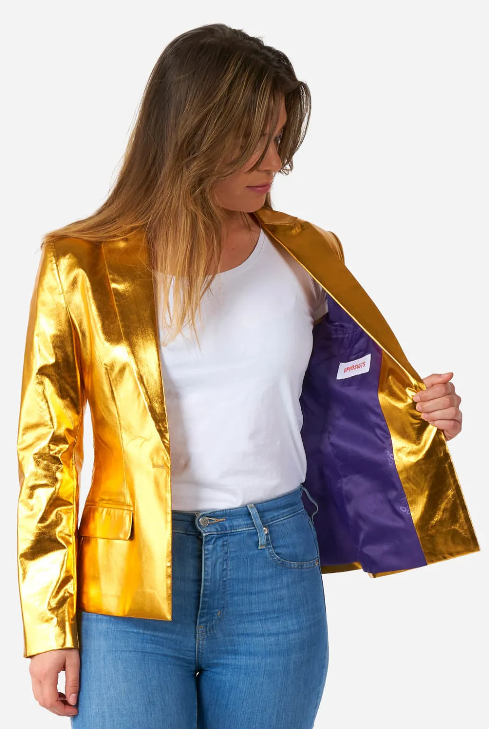 DAMES OppoSuits Kerstblazers|Groovy Gold
