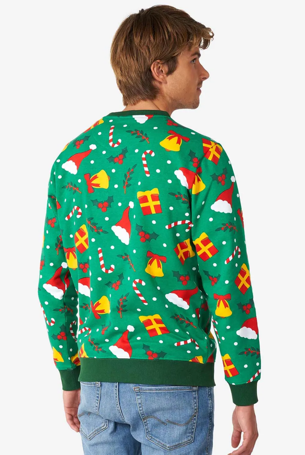Heren OppoSuits Kerst Sweaters|Holiday Greenish