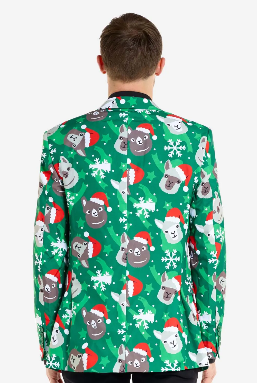 Heren OppoSuits Kerst Blazers|Holiday Llamas