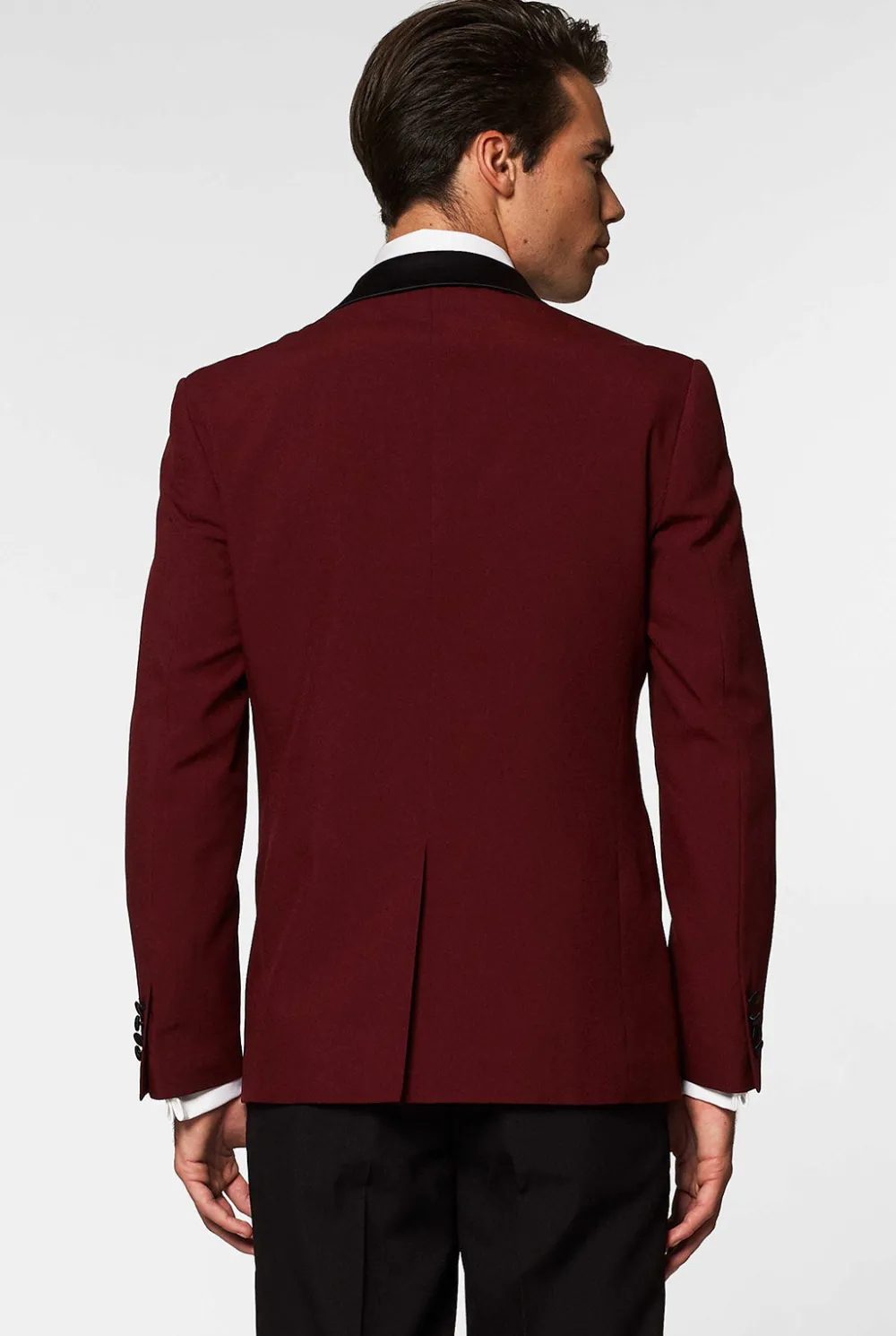 Heren OppoSuits Examen Smokings|Kerst Smokings|Hot Burgundy