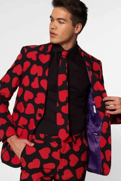 Heren OppoSuits Trouwpakken|Vrijgezellenfeest Pakken|King of Hearts