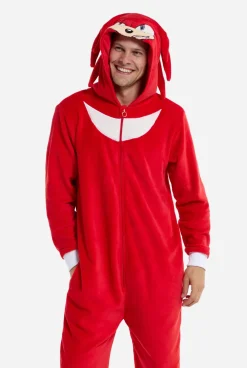 DAMES OppoSuits Karakter Onesies|Effen Gekleurde Onesies|Knuckles