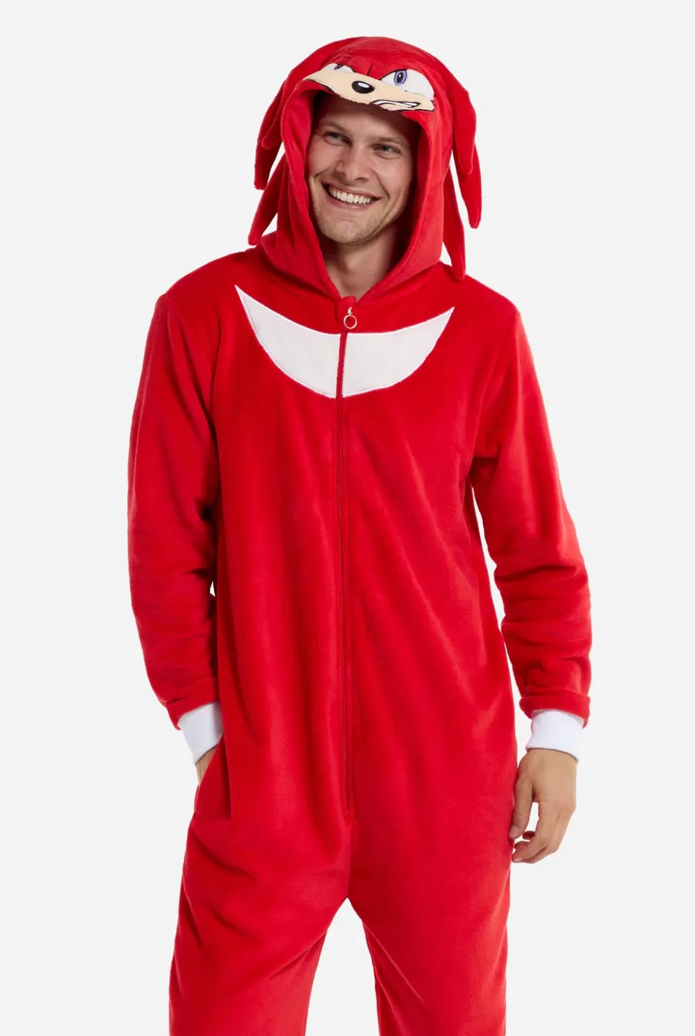 DAMES OppoSuits Karakter Onesies|Effen Gekleurde Onesies|Knuckles