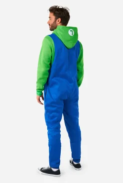 DAMES OppoSuits Karakter Onesies|Effen Gekleurde Onesies|Luigi