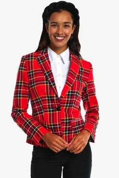 DAMES OppoSuits Kerstblazers|Lumberjackie
