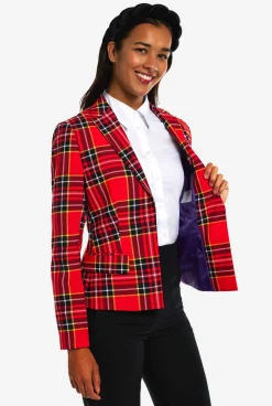 DAMES OppoSuits Kerstblazers|Lumberjackie
