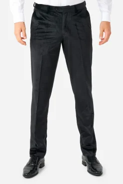 Heren OppoSuits Kerst Smokings|Midnight Black Velvet