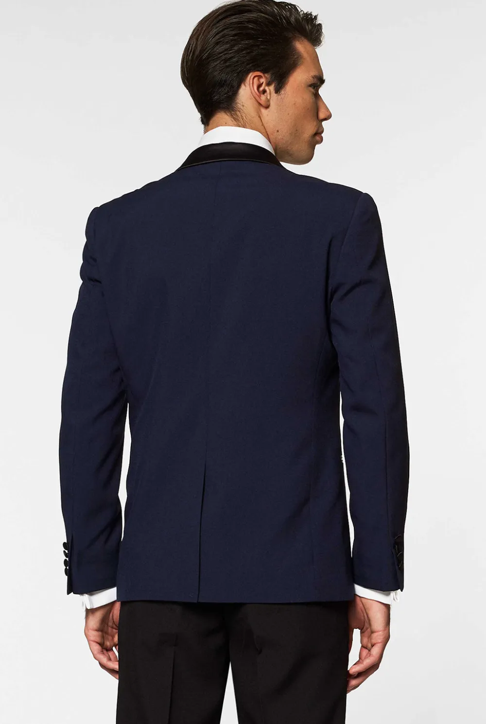 Heren OppoSuits Examen Smokings|Kerst Smokings|Midnight Blue