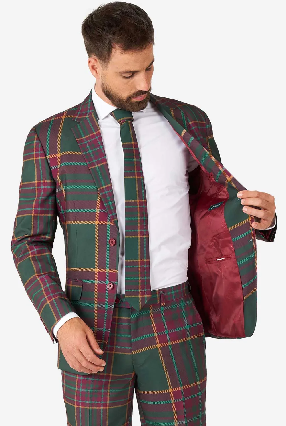 Heren OppoSuits Trouwpakken|Kerstpakken|Mixed Mesh