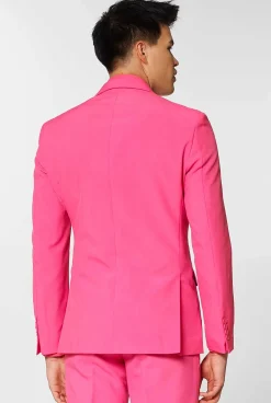 Heren OppoSuits Vrijgezellenfeest Pakken|Effen Gekleurde Pakken|Mr. Pink