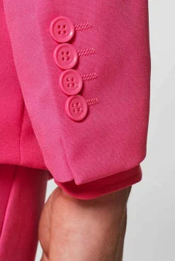 Heren OppoSuits Vrijgezellenfeest Pakken|Effen Gekleurde Pakken|Mr. Pink