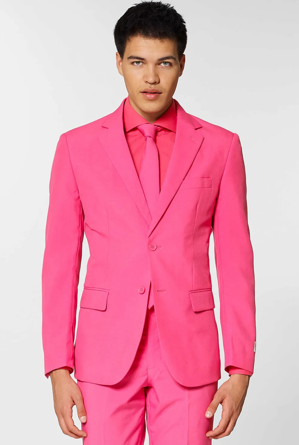 Heren OppoSuits Vrijgezellenfeest Pakken|Effen Gekleurde Pakken|Mr. Pink