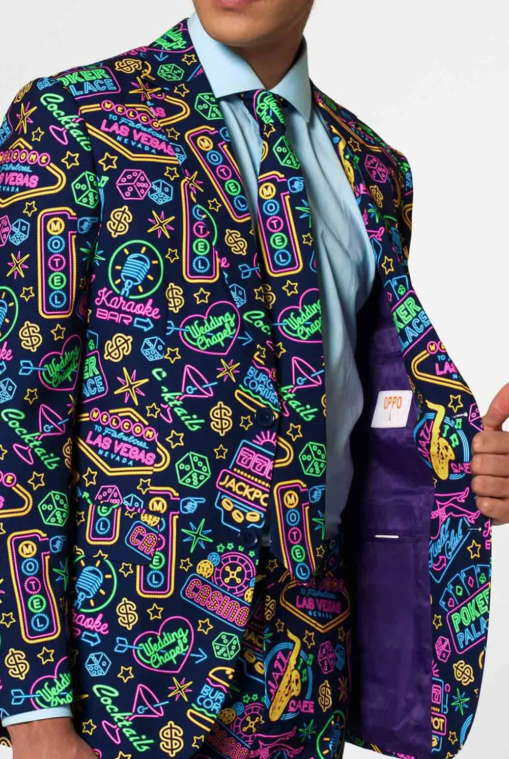 Heren OppoSuits Vrijgezellenfeest Pakken|Trouwpakken|Mr. Vegas