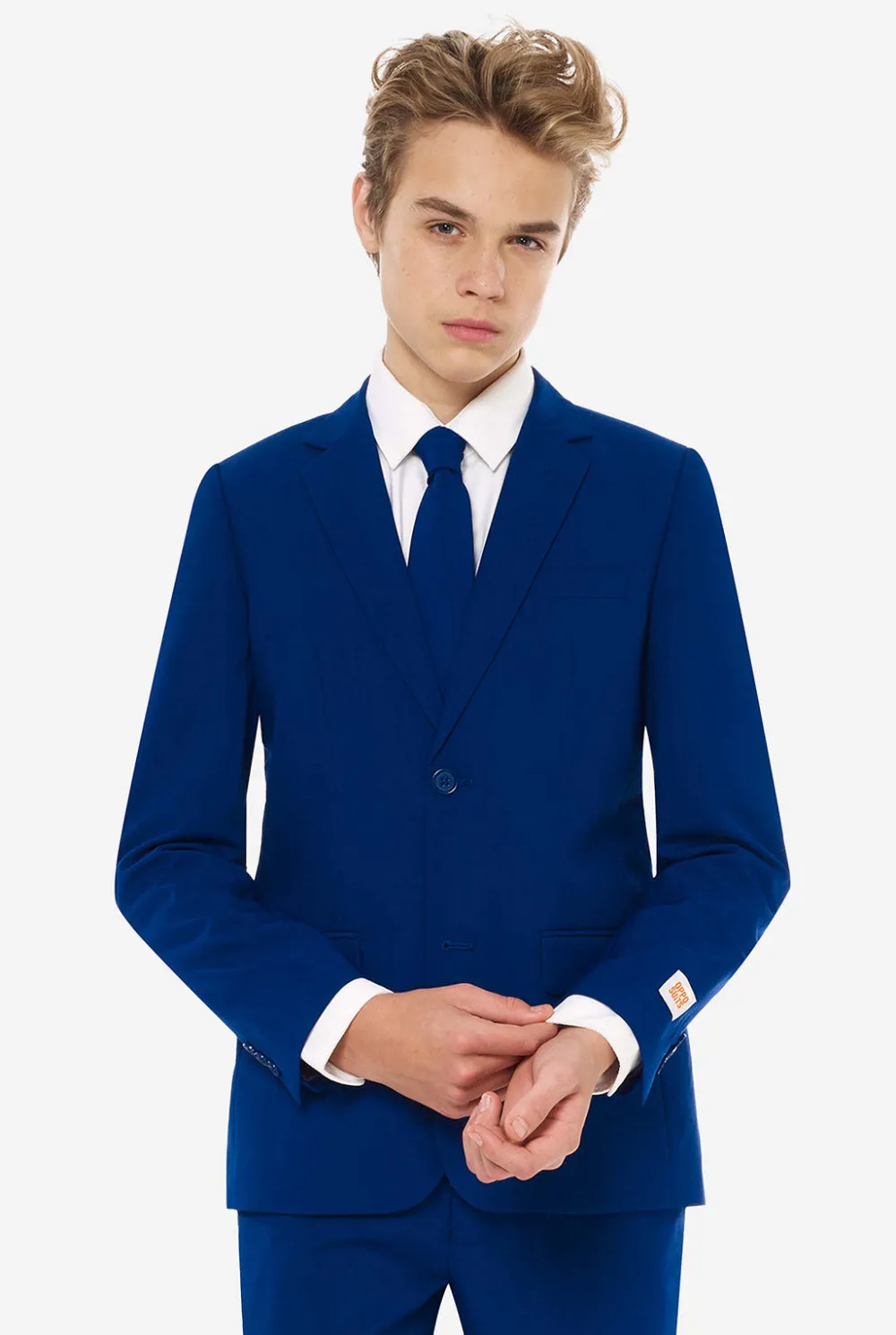 OppoSuits Effen Gekleurde Pakken|Navy Royale