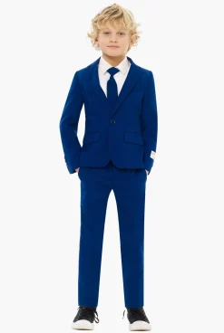 OppoSuits Effen Gekleurde Pakken|Navy Royale