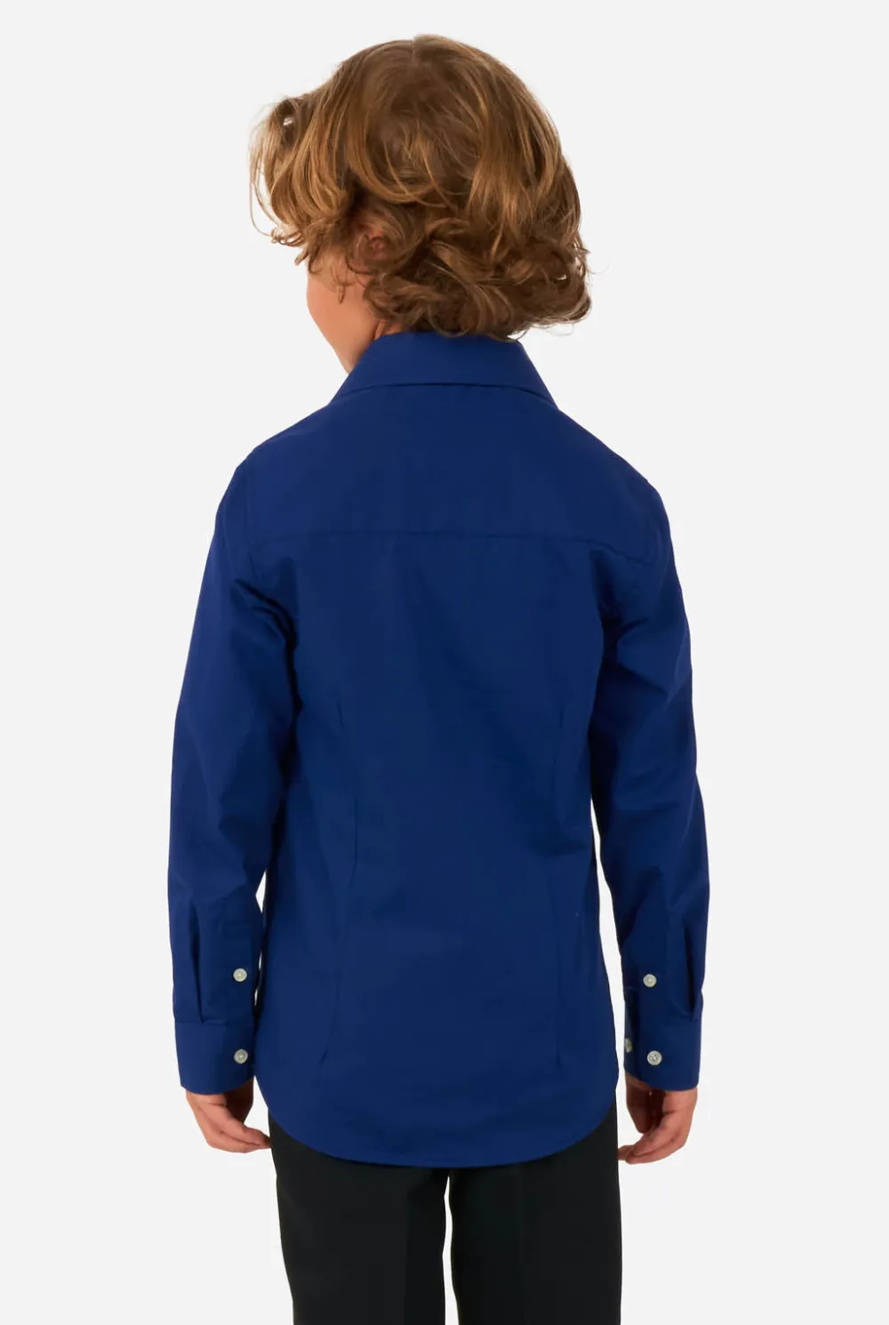 OppoSuits Effen Gekleurde Overhemden|Navy Royale