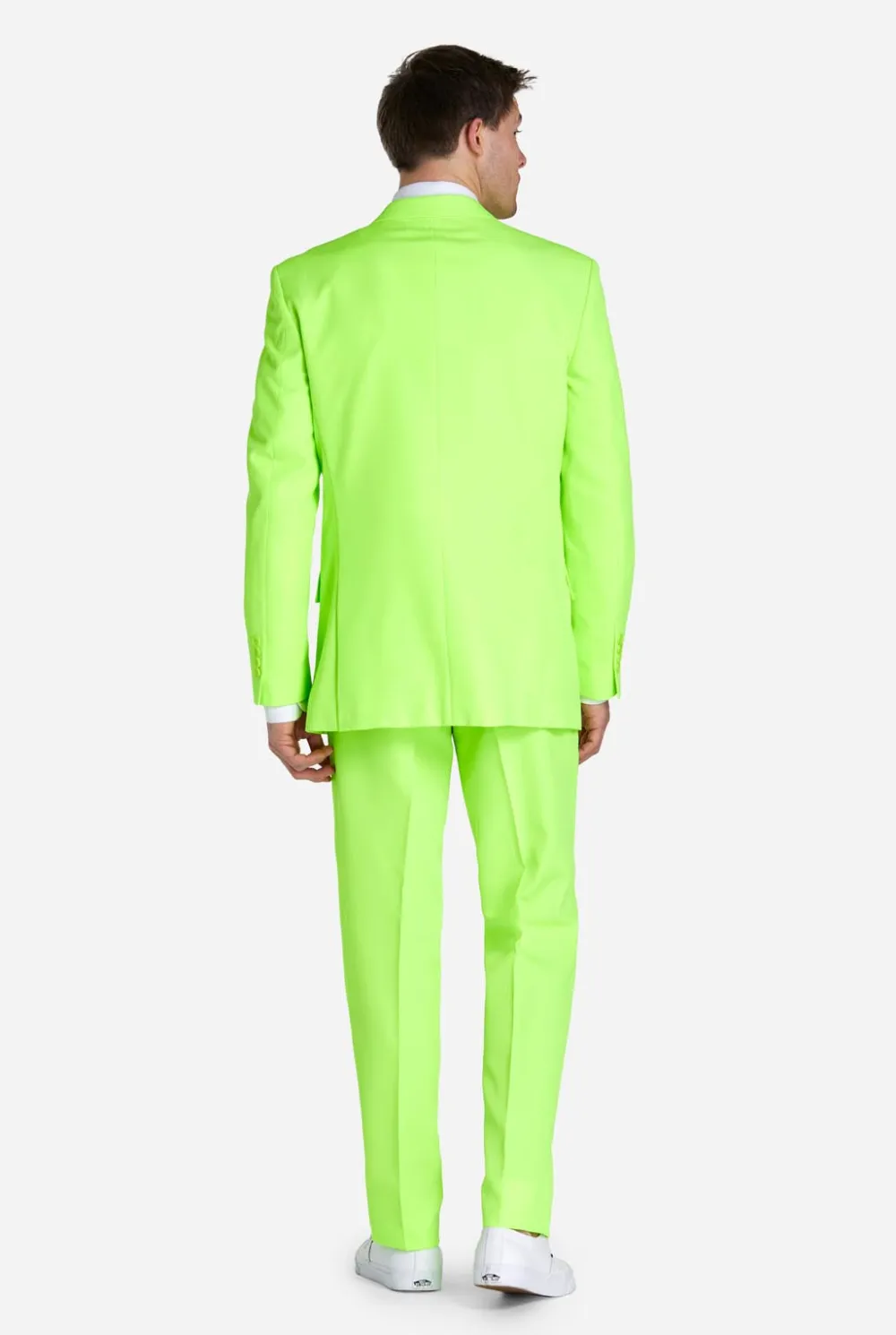 Heren OppoSuits Vrijgezellenfeest Pakken|Trouwpakken|Neon Lucky Lime
