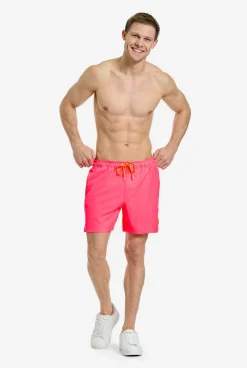 Heren OppoSuits Zwembroeken|Neon Pink Power