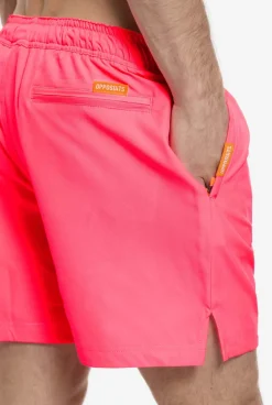 Heren OppoSuits Zwembroeken|Neon Pink Power