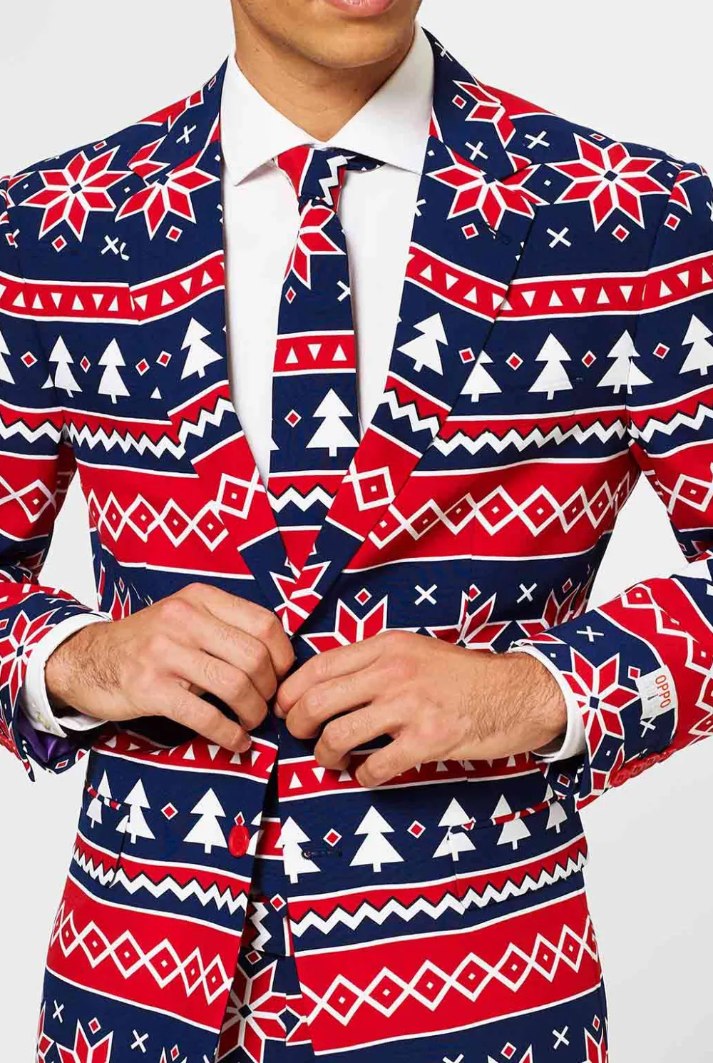 Heren OppoSuits Kerstpakken|Nordic Noel
