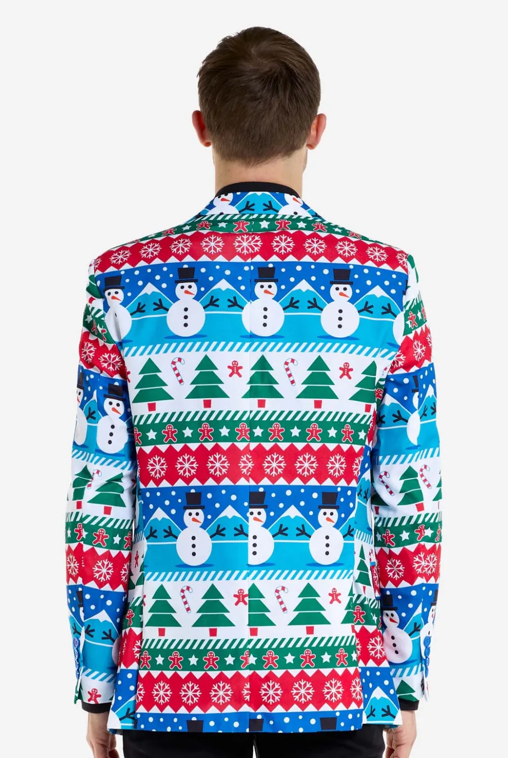 Heren OppoSuits Kerst Blazers|Nordic Snowman