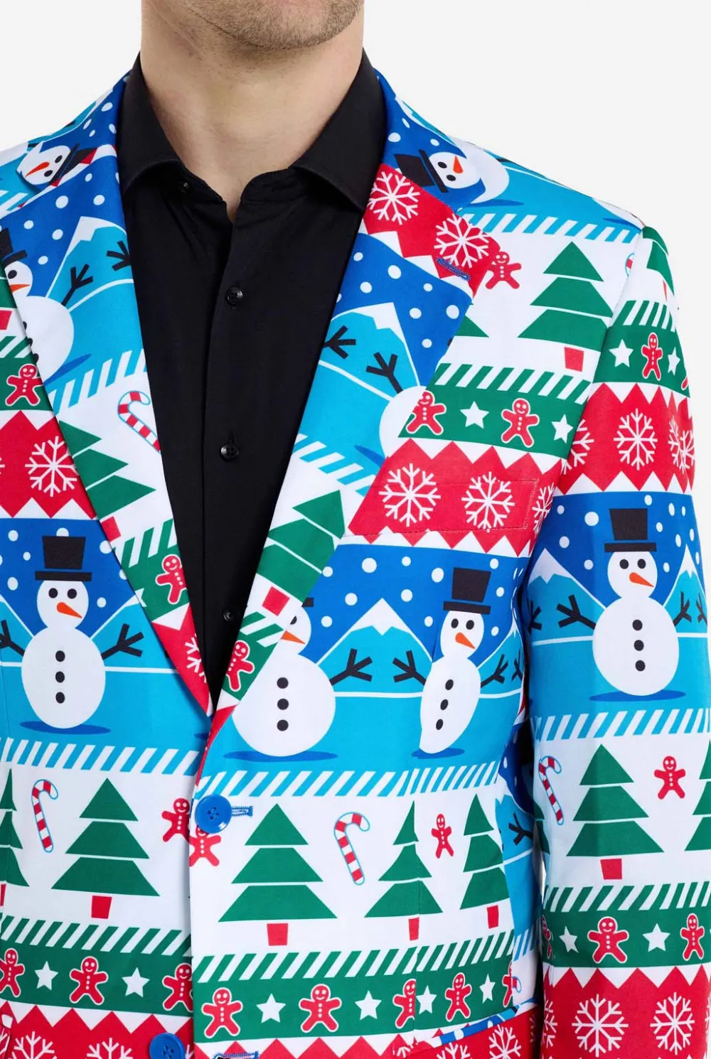 Heren OppoSuits Kerst Blazers|Nordic Snowman