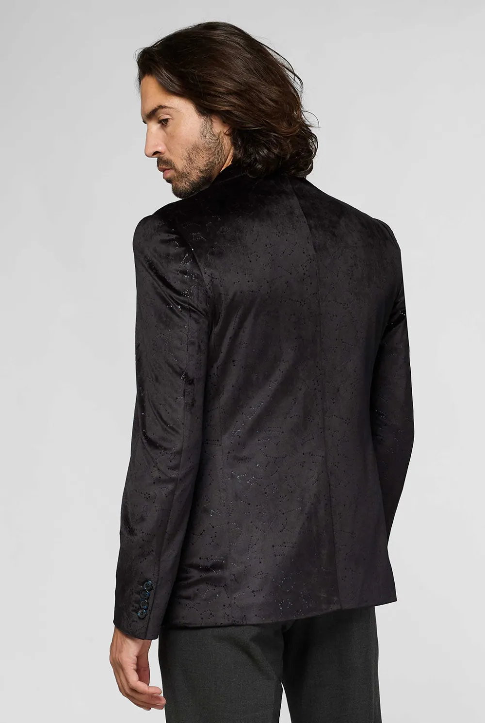 Heren OppoSuits Deluxe Blazers|Outer Space - Constellations - Black