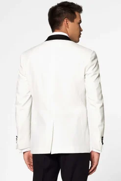 Heren OppoSuits Examen Smokings|Kerst Smokings|Pearly White