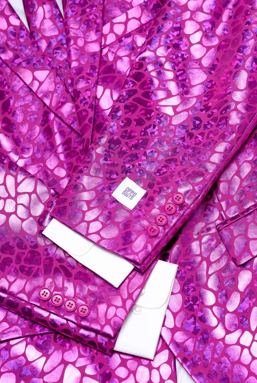 Heren OppoSuits Pride Pakken|Effen Gekleurde Pakken|Peppy Pink