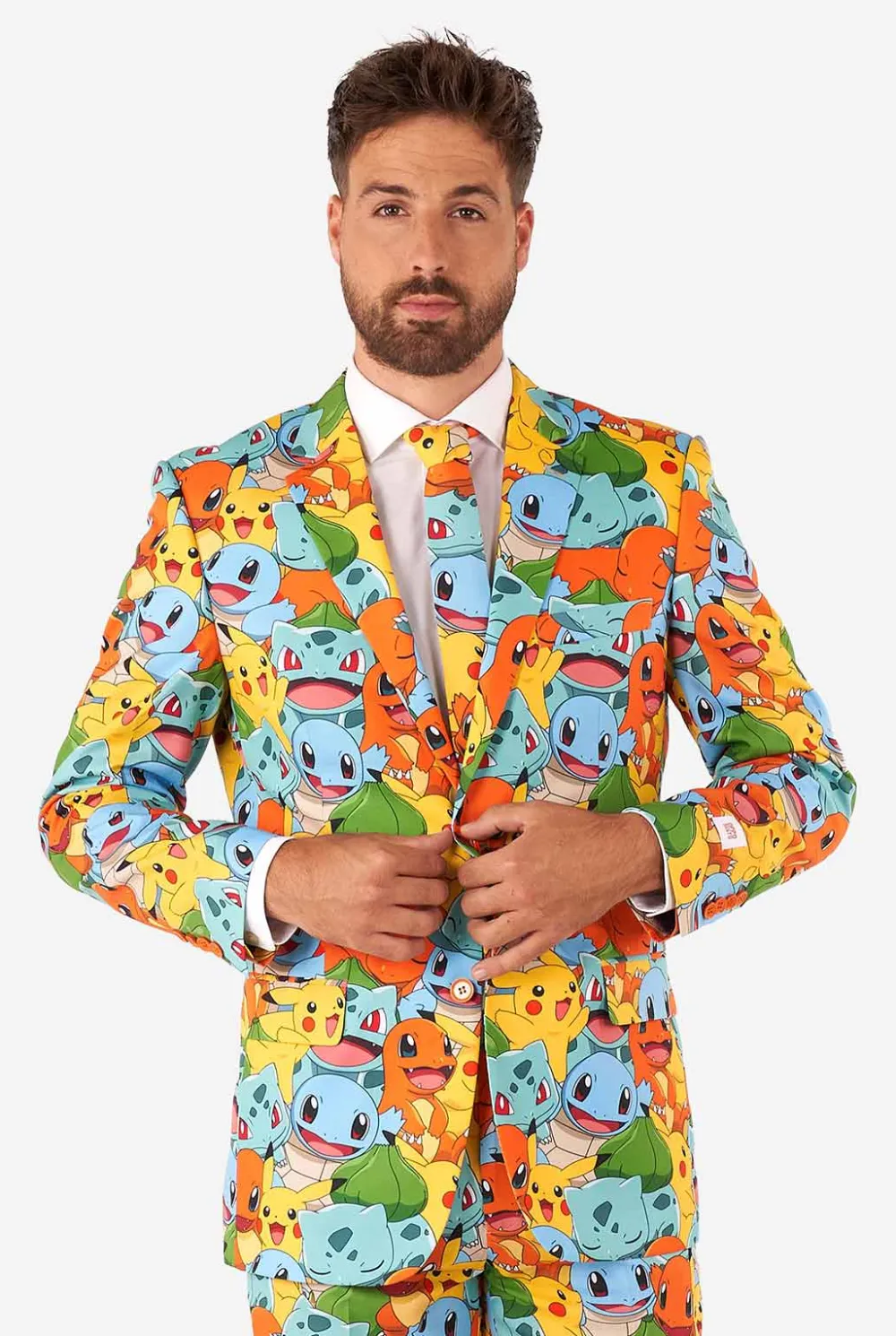 Heren OppoSuits Halloweenpakken|Vrijgezellenfeest Pakken|Pokémon