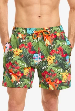 Heren OppoSuits Zwembroeken|Pokémon Tropical Forest