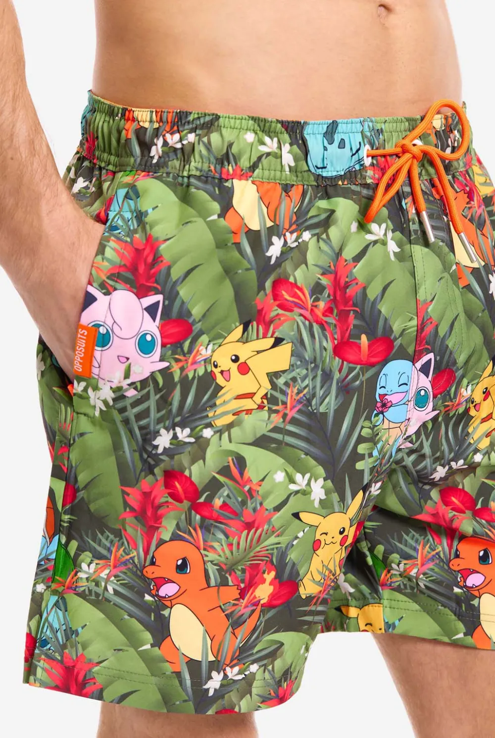 Heren OppoSuits Zwembroeken|Pokémon Tropical Forest