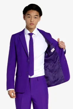 OppoSuits Effen Gekleurde Pakken|Purple Prince