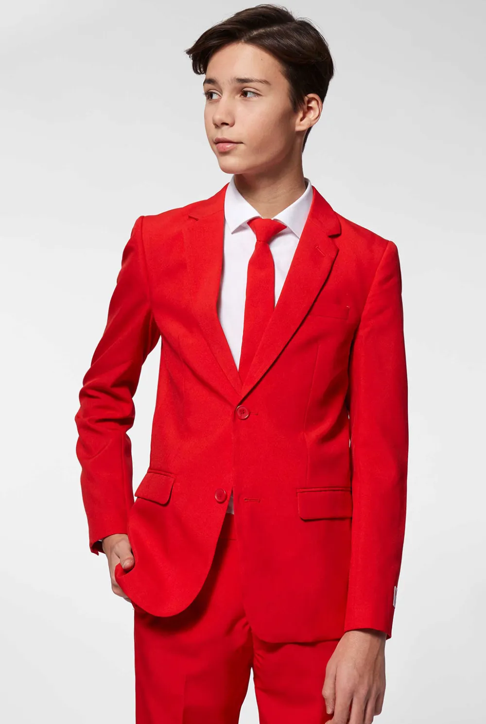 OppoSuits Effen Gekleurde Pakken|Kerst Pakken|Red Devil