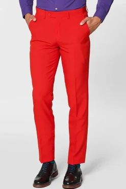 Heren OppoSuits Vrijgezellenfeest Pakken|Trouwpakken|Red Devil