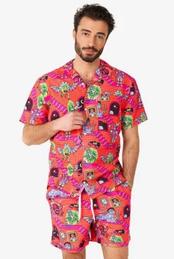 Heren OppoSuits Zomer Sets|Rick & Morty™ Surreal