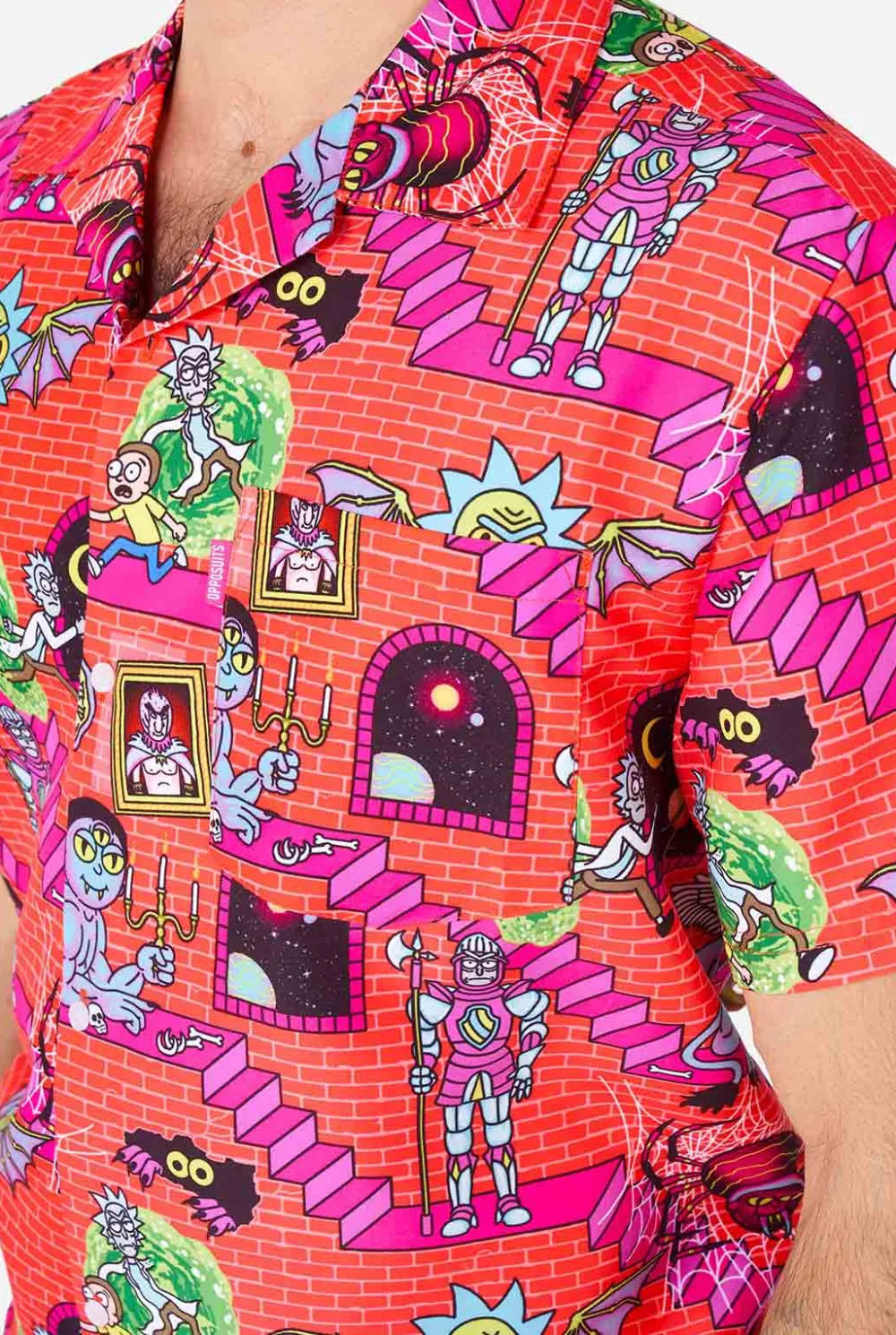Heren OppoSuits Zomer Sets|Rick & Morty™ Surreal