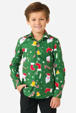 OppoSuits Casual Overhemden|Kerst Overhemden|Santaboss