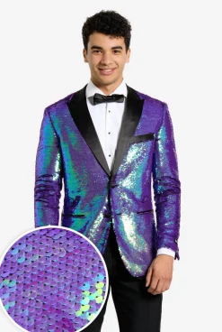 Heren OppoSuits Examen Smokings|Kerst Smokings|Sapphire Sequins