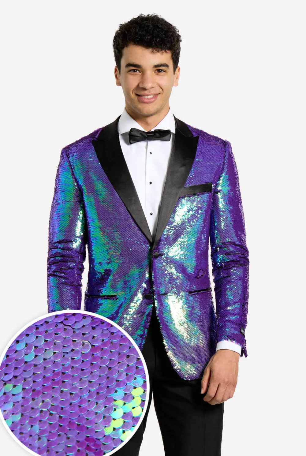 Heren OppoSuits Examen Smokings|Kerst Smokings|Sapphire Sequins