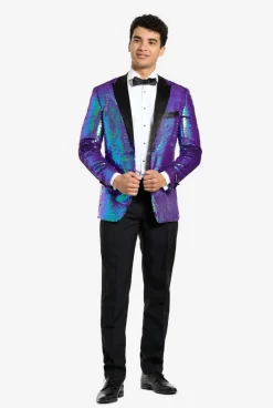 Heren OppoSuits Examen Smokings|Kerst Smokings|Sapphire Sequins