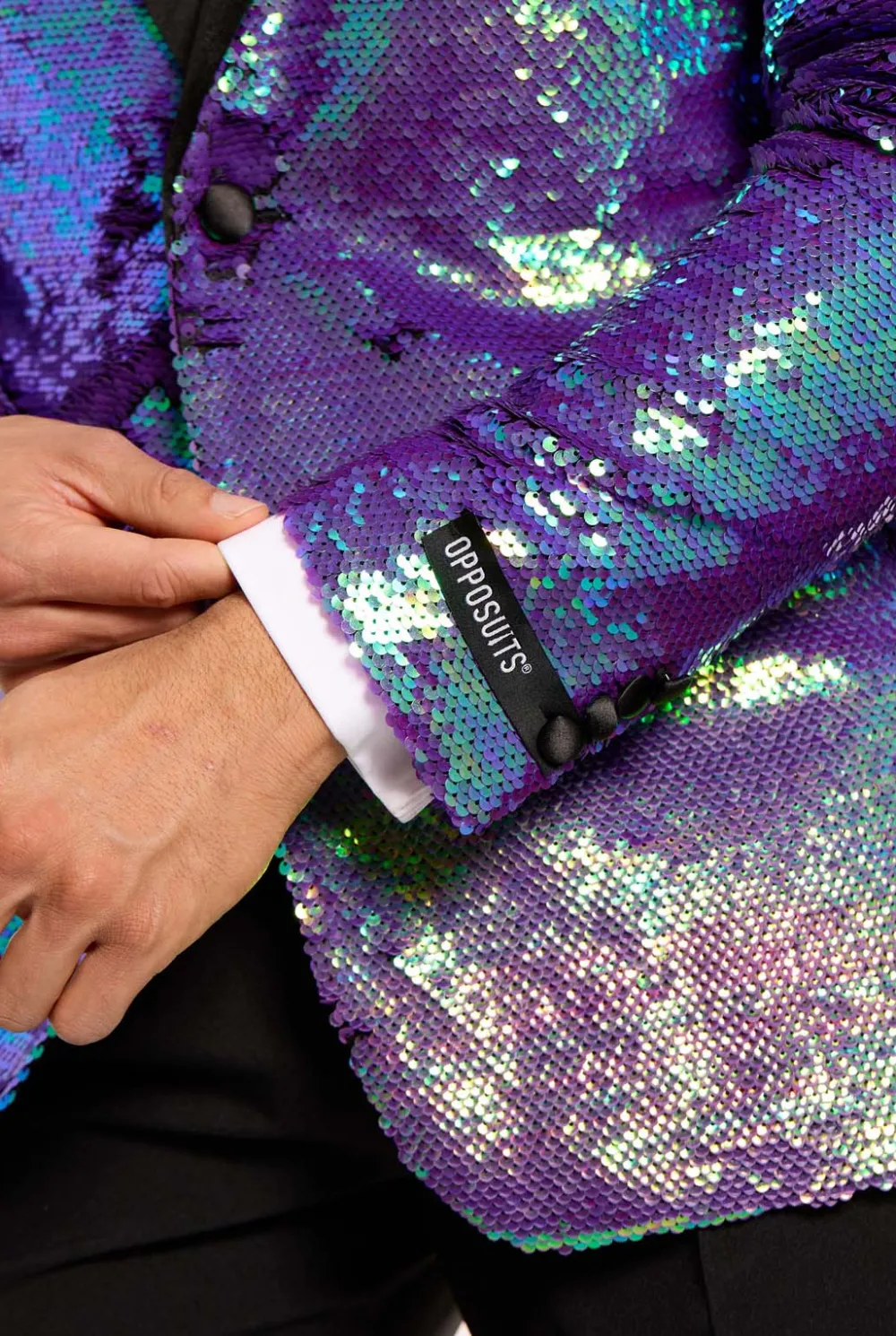 Heren OppoSuits Examen Smokings|Kerst Smokings|Sapphire Sequins