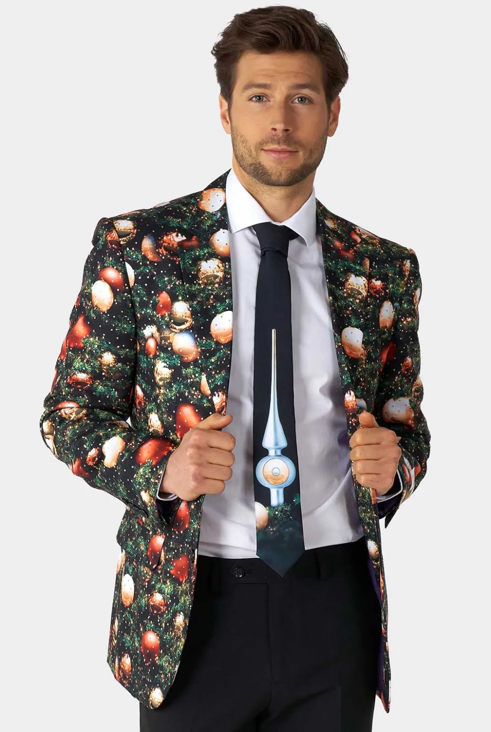 Heren OppoSuits Kerstpakken|Shine Pine