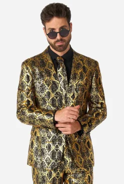 Heren OppoSuits Halloweenpakken|Vrijgezellenfeest Pakken|Shiny Snake