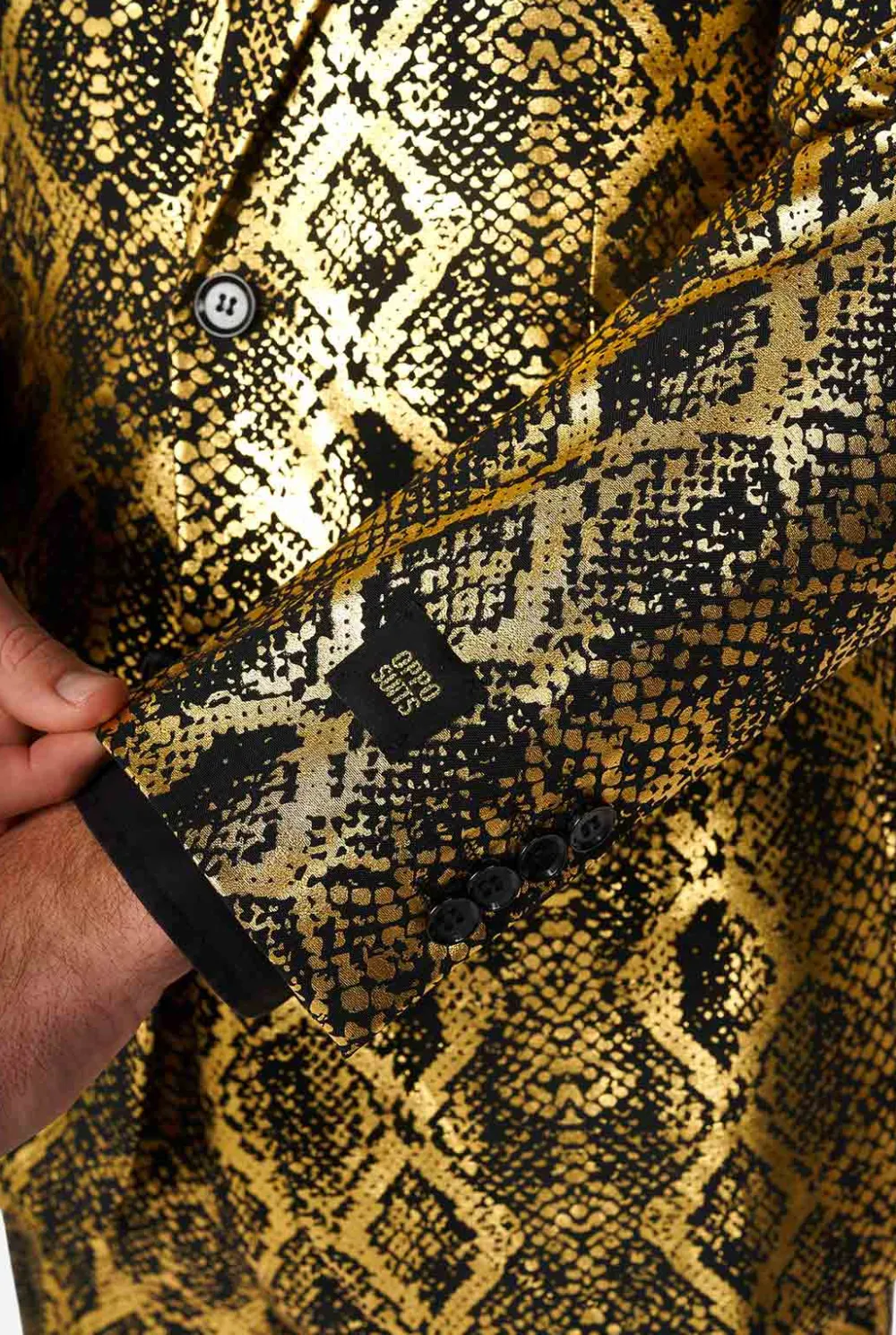 Heren OppoSuits Halloweenpakken|Vrijgezellenfeest Pakken|Shiny Snake