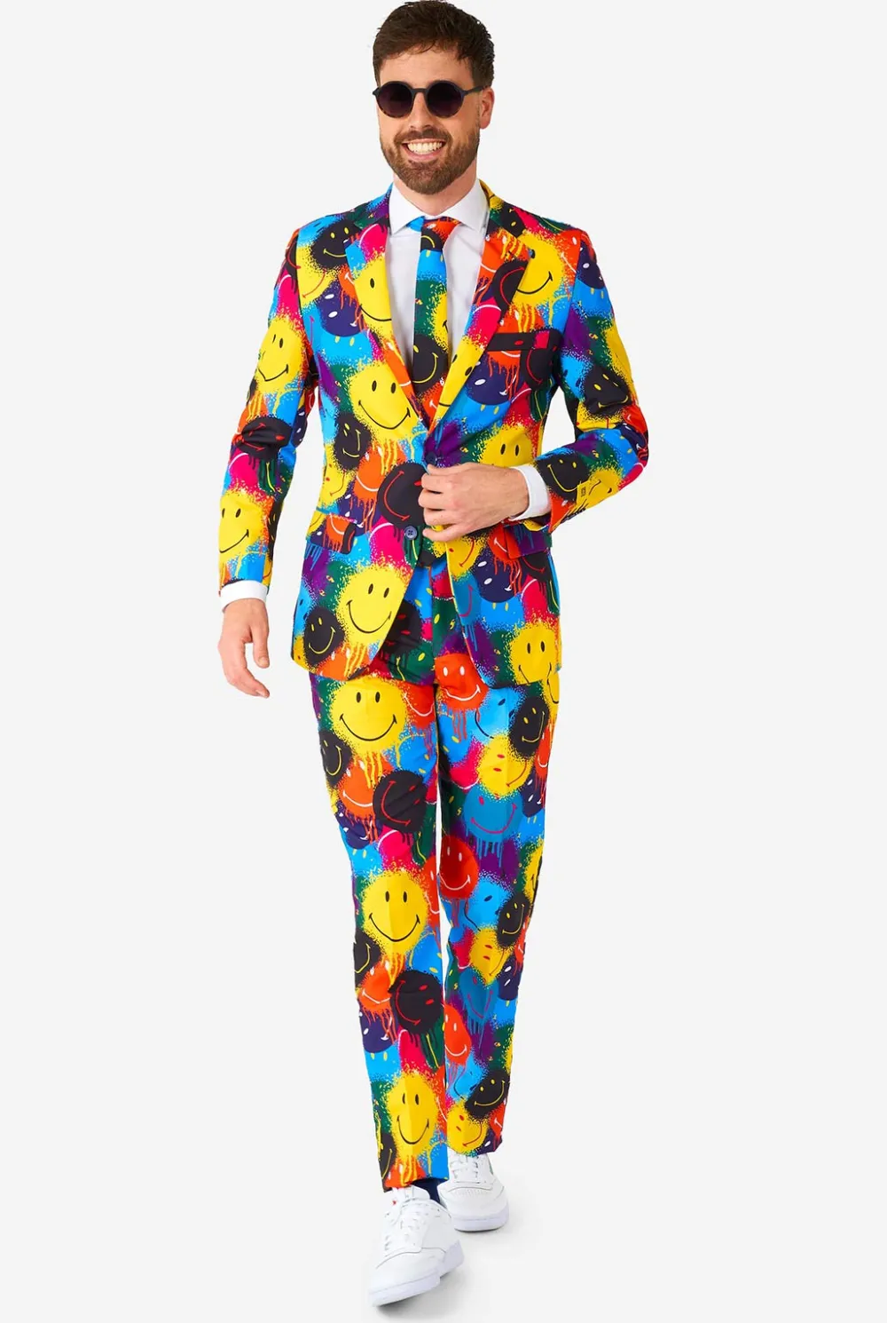 Heren OppoSuits Halloweenpakken|Trouwpakken|Smiley® Drip