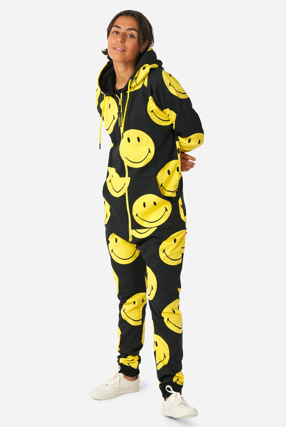 DAMES OppoSuits Effen Gekleurde Onesies|Onesies Met Print|Smiley Original®